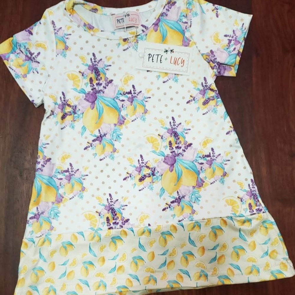 Lemon Garden Pete+Lucy Dress